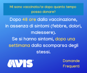 vaccino e donazione avis